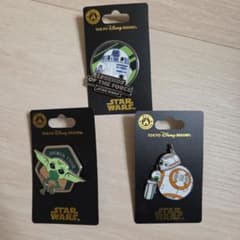 東京ディズニーリゾート スターウォーズ ピンバッジ 3種セットのサムネイル