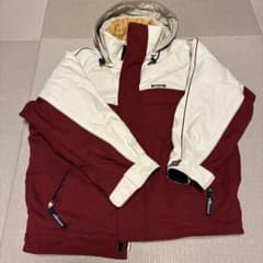 ellesse スノーボードウェア 赤/白 フード付き ellesse スノーボードウェア 赤/白 フード付き - メルカリ