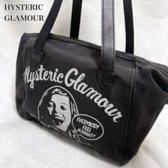 HYSTERIC GLAMOUR ヒスガール キャンパス ブラックボストン