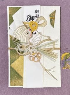 結婚用祝儀袋（中型）鶴モチーフのサムネイル