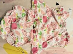 本日までベビー服 セットアップ フルーツ柄 70のサムネイル