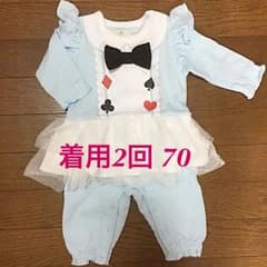 【美品着用2回】アリス ロンパース 70 ハロウィン ディズニー プリンセスのサムネイル