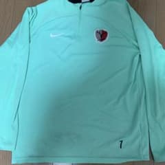 NIKE 鹿島アントラーズ ハーフジップ ジャージ ライトグリーン XLのサムネイル