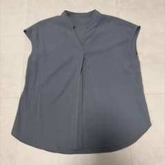 GU ブルー 半袖シャツ