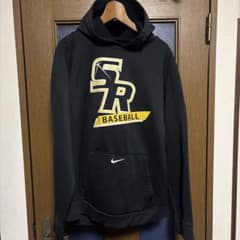 NIKE ナイキ　ベースボール　パーカ　ブラック　L