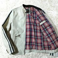 希少品 Schott ライダースジャケット ヴィンテージ加工 ホワイト レザー 希少品 Schott ライダースジャケット ヴィンテージ加工 ホワイト