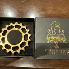NOVACORONA TITAN COG　ノバコローナ　チタン　18t ゴールド NOVACORONA TITAN COG ノバコローナ チタン 18t ゴールド - メルカリ