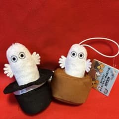 MOOMIN ムーミン　引っこ抜きぬいぐるみマスコット　ニョロニョロ　2点セット
