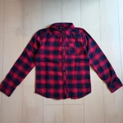 新品 JEWELUNA チェックシャツ レッド 150cmのサムネイル