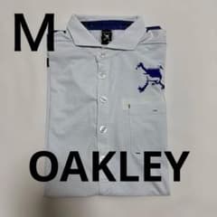 OAKLEY ゴルフポロシャツ ホワイト メンズ Mサイズのサムネイル
