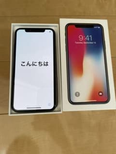 iPhone X Space Gray 64 GB SIMフリーのサムネイル
