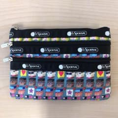 【新品】レスポートサック ポーチ ブラックのサムネイル