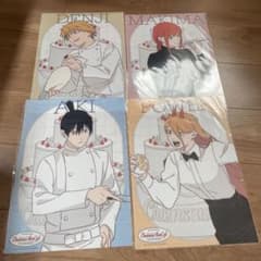 チェンソーマン　チェンソーマンカフェ　カフェ　特典　クリアポスター　４枚セット