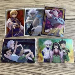 HUNTER×HUNTER キャラクターカード 5枚セットのサムネイル