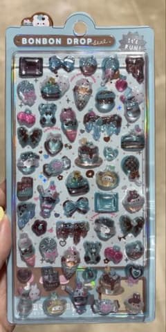 ね*こ様 【正規品】 ボンボンドロップシール　ちょこみんボンボン　チョコミントのサムネイル