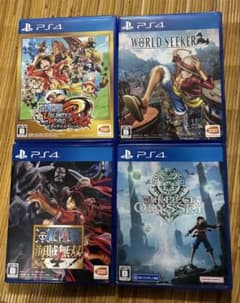 PS4 ONE PIECE ワンピース 4作品