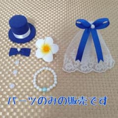 イニシャルオブジェパーツのみ(青✖️青)のサムネイル