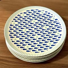 未使用品　ライス メラミンプレート5枚セットのサムネイル