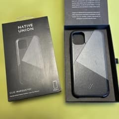 ネイティブユニオン iPhone 11 対応レザーケース　BLACK