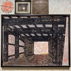 山本力吉 金沢城石川門 肉筆 絵画 額装 時代物 山本力吉 金沢城石川門 肉筆 絵画 額装 時代物 - メルカリ