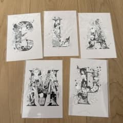 CLAMP展 ポストカード 5種セット キービジュアルのサムネイル