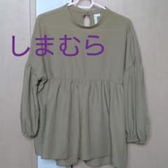 しまむら　ブラウス　カーキ　Mのサムネイル