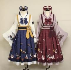 アマベル お月見うさぎ セット リボン付き 和風 ロリータ スカート ブラウス m72892864880_1.jpg?1783220404