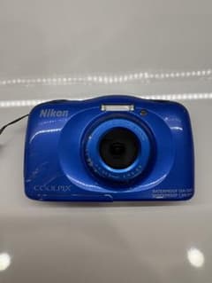 Nikon COOLPIX S33 デジタルカメラ 本体 ブルー - メルカリ
