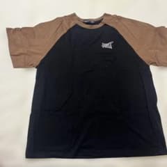 DAZY ラグランTシャツ ブラック ブラウンのサムネイル