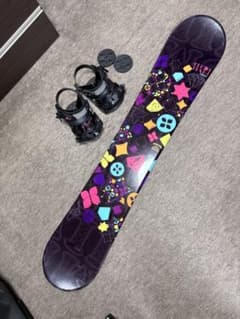 IGNIO カラフルスノーボードとビンディングの2点セット IGNIO カラフルスノーボードとビンディングの2点セット - メルカリ