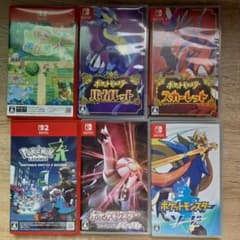 ポケモン Nintendo Switch ソフト 6本セット まとめ売りのサムネイル