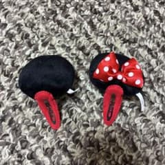 ディズニー ミニー ヘアクリップ 2個セットのサムネイル