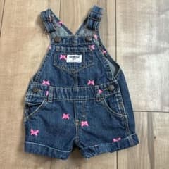 OSHKOSH B'gosh 蝶々刺繍 オーバーオール　オシュコシュのサムネイル