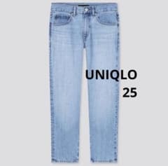 UNIQLO リラックステーパードアンクルジーンズ 　63 BLUE 25のサムネイル