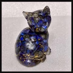 オルゴナイト 猫 天然石 開運 縁起物 置物 スピリチュアル インテリア