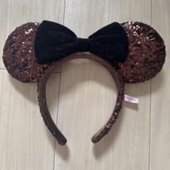 東京ディズニーリゾート カチューシャ ブラウン スパンコールのサムネイル