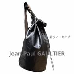 希少✨️Jean Paul GAULTIER ゴルチエチェーンボクサーバッグ黒 - メルカリ