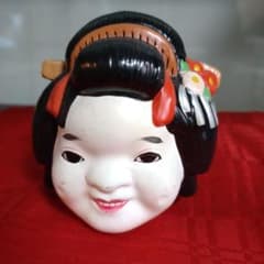 昭和の文楽頭 人形　伝統的な侍の土鈴 昭和の文楽頭 人形 伝統的な侍の土鈴 【公式通販】