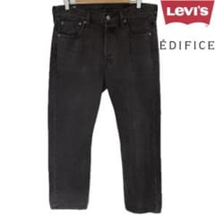 LEVI'S×EDIFICE Big E 501 ブラックデニム W33 L28 - メルカリ