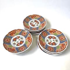 有田焼 南風窯 金彩古伊万里 銘々皿揃 9枚セット 小皿 和食器