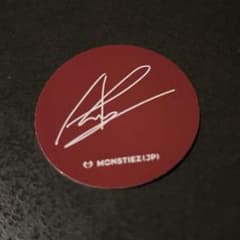 アヒョン ライブ ステッカー w会員 サイン ベビモン BABYMONSTER