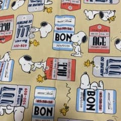 スヌーピー 布 生地 ハギレ 52×50センチ