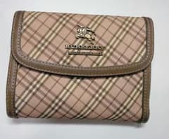 BURBERRY BLUE LABEL 三つ折り財布 チェック柄のサムネイル