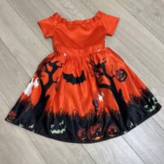 ハロウィン柄 キッズドレス ワンピース　110サイズ