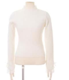 L50袖レース付リブニットインナー　LIZ LISA　　新品　未使用　送料込みのサムネイル