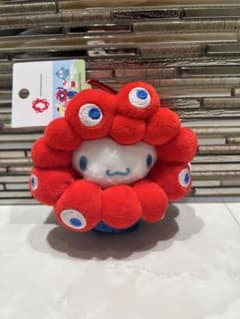 万博 サンリオ ミャクミャク なりきり ぬいぐるみ カラビナ シナモン