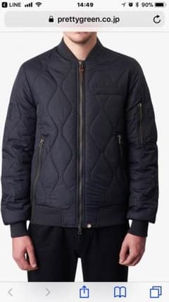 最終値下げ！PrettGreen QUILTEDジップアップボンバー(ブルゾン)のサムネイル