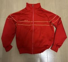 adidas トラックジャケット 70s デサント製 TECHNO 赤 金 5号 - メルカリ