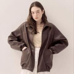muguet ミュゲ heart pocket leather jacket - メルカリ