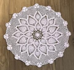 ※値下げしました※【3】ハンドメイド パイナップル編みのドイリーのサムネイル
